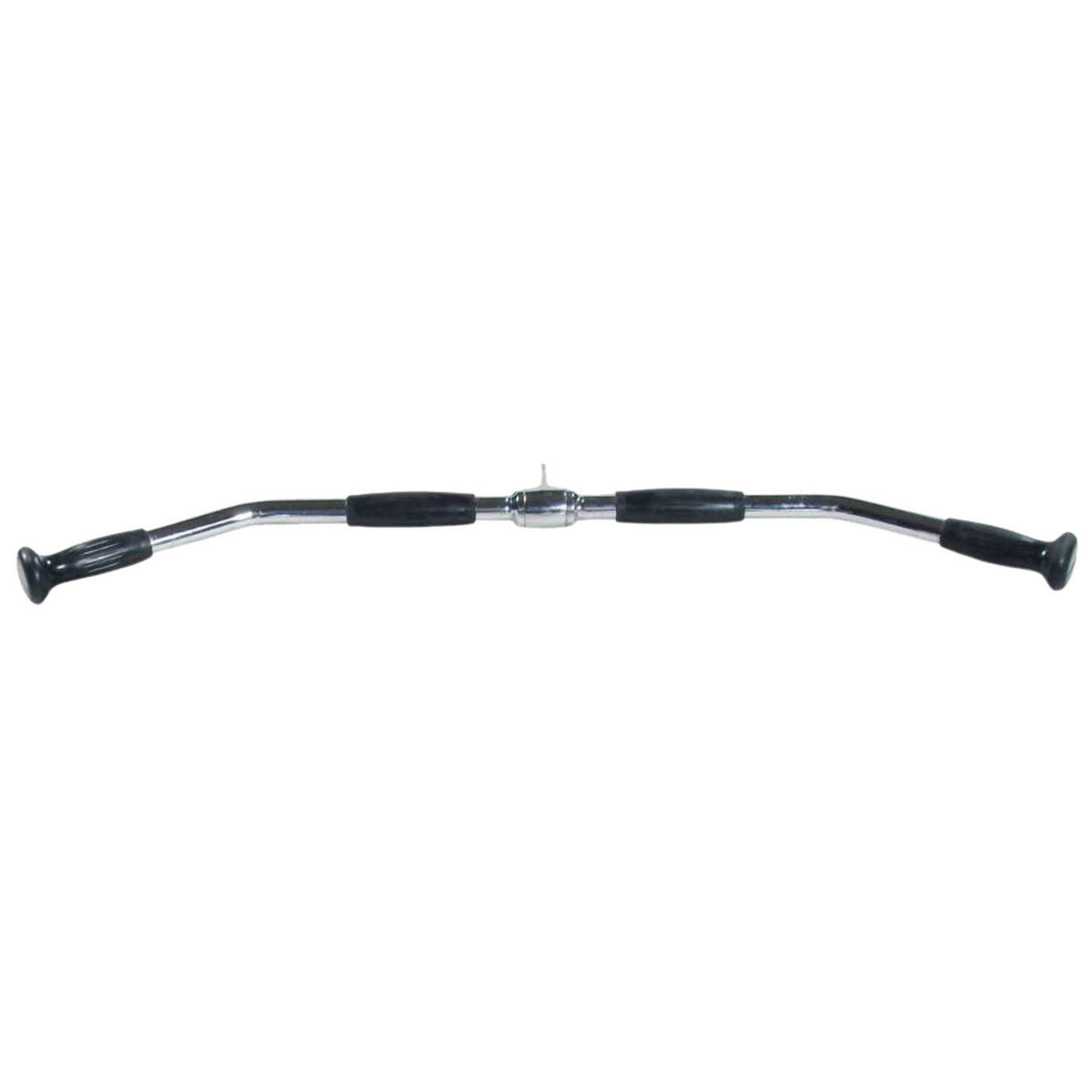 York 36" Chrome Lat Bar with Rubber Ergo Grip