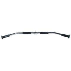 York 36" Chrome Lat Bar with Rubber Ergo Grip