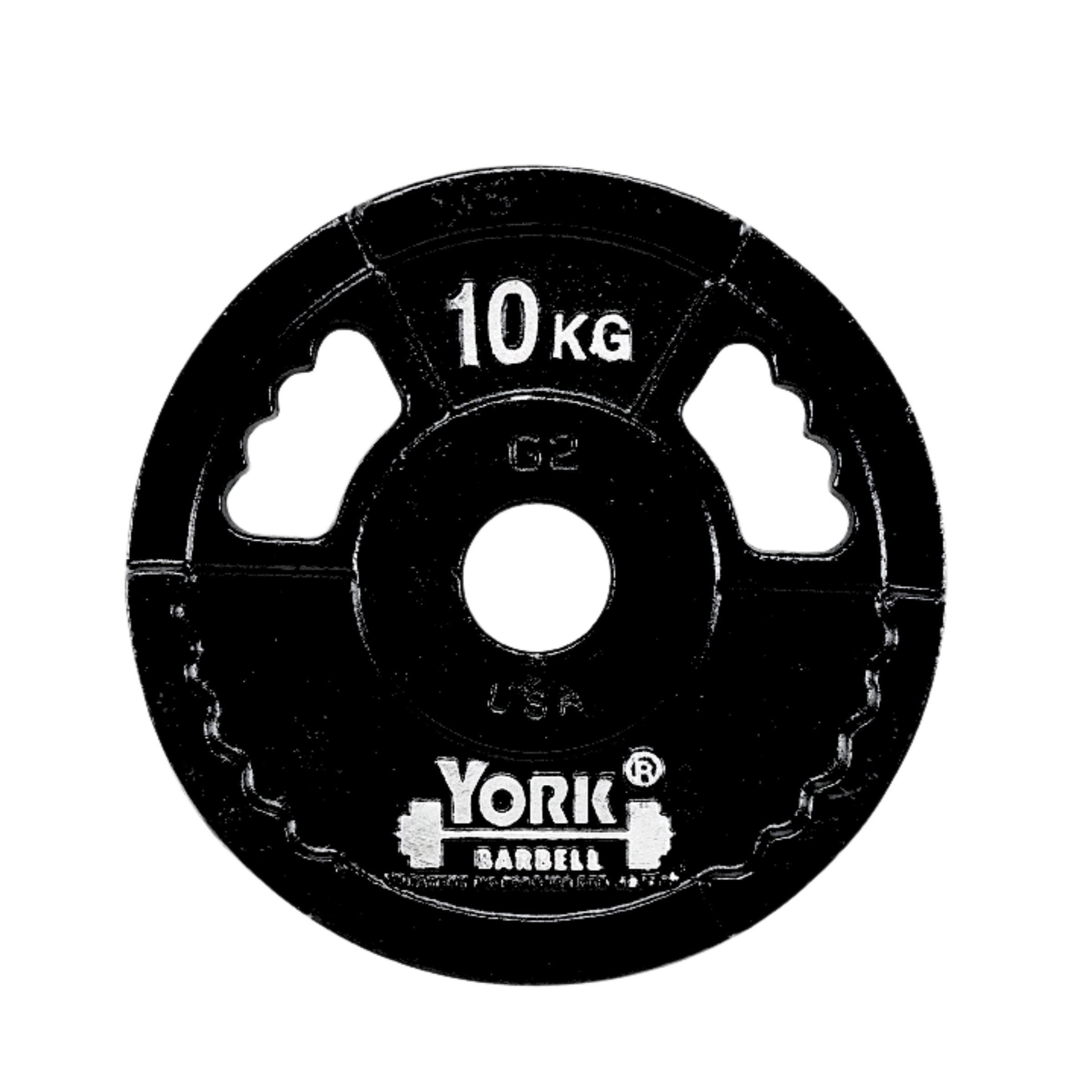 York Barbell G2 2" Cast Iron Olympic Weight Plates