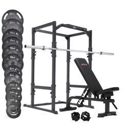 York Barbell C19P POWERCAGE - COMPLETE BUNDLE!