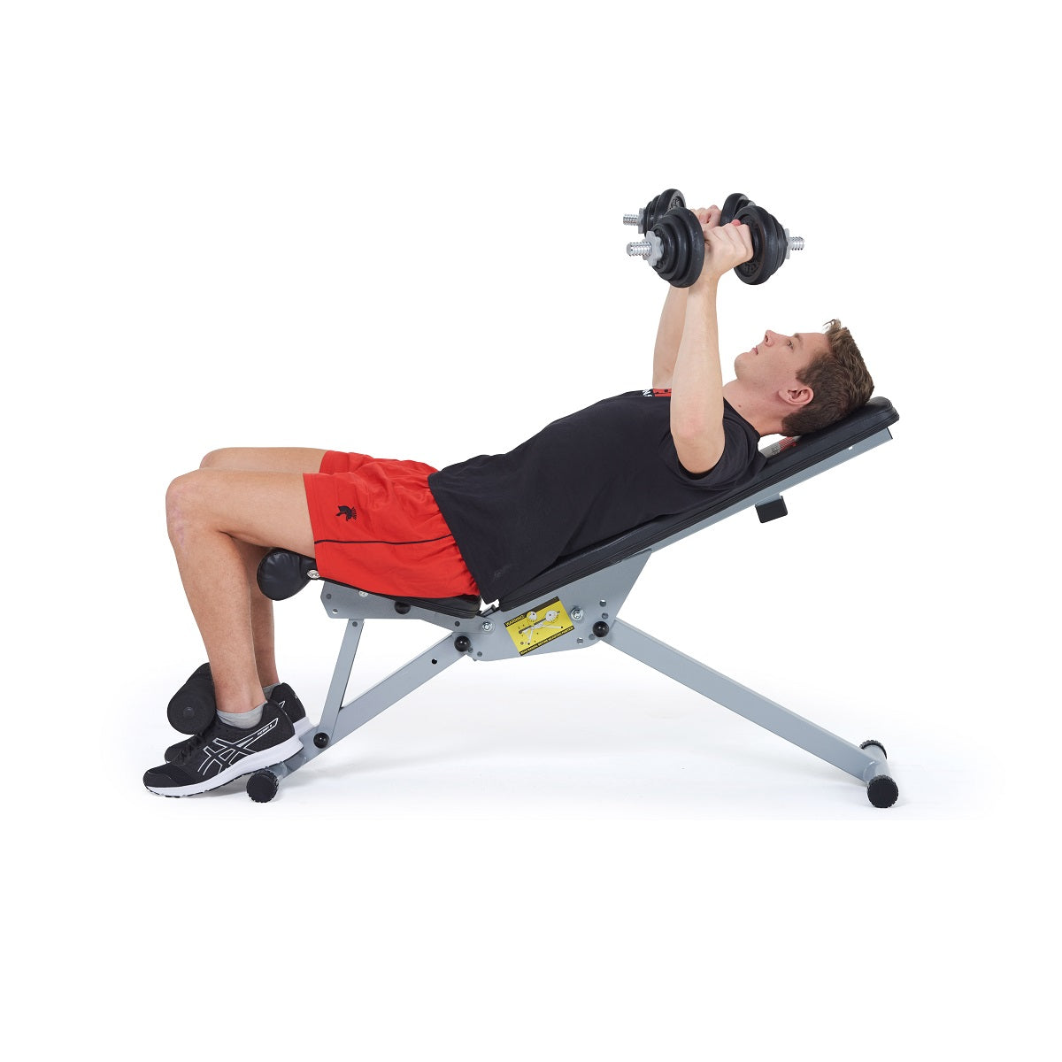 York Fitness Ultimate 13 in 1 Starter bench / Dumbbells/ Floor Mats Bundle