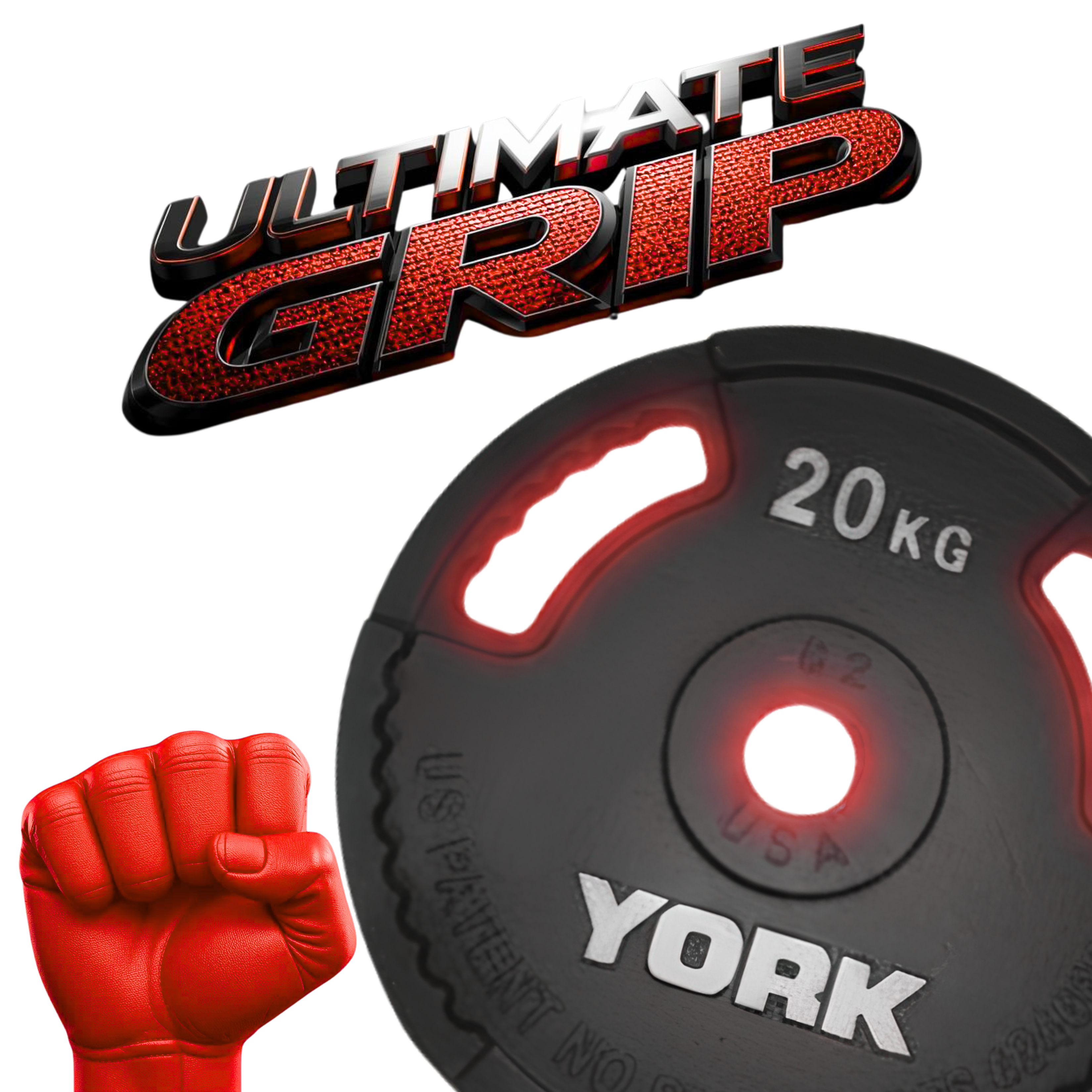 York Barbell G2 2" Cast Iron Olympic Weight Plates