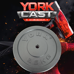 York Fitness Standard 1 inch Cast Iron Weight Plates