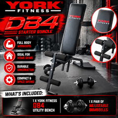 York Fitness DB4 Starter bundle set
