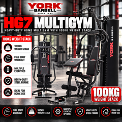 York Barbell Heavy-Duty HG7 Multigym 100KG Stack