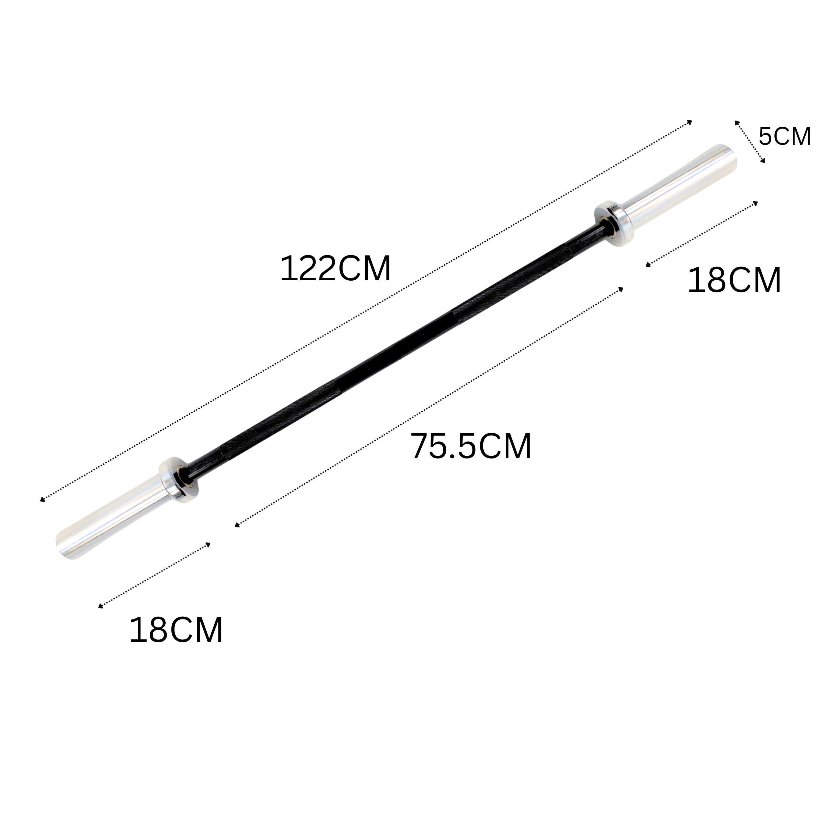 York Barbell G2 Cast Black Onyx Olympic 55kg Barbell Set