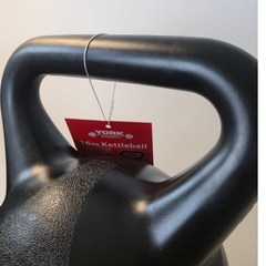 York Barbell Vinyl Kettlebell Black-Singles