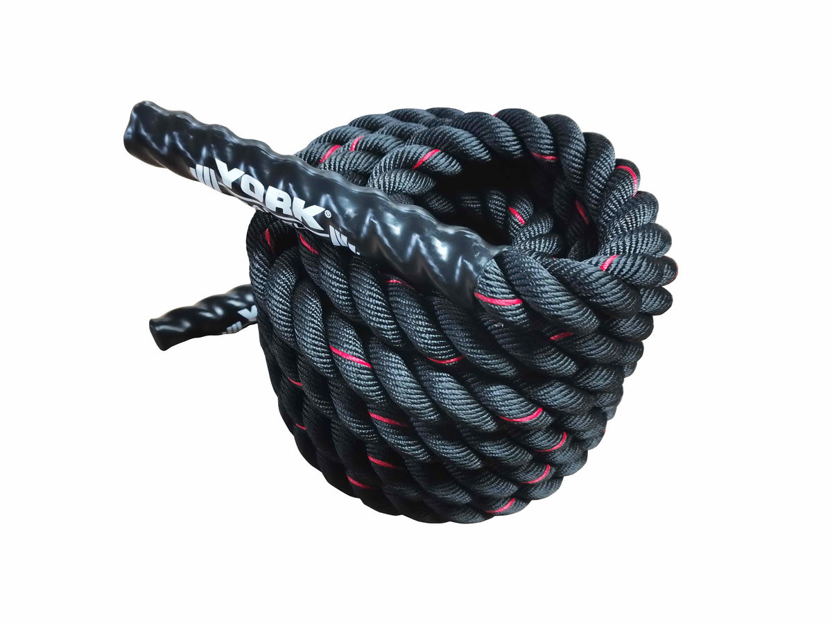 York Barbell 30ft Battle Rope – York Fitness