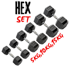 York Barbell Hex Dumbbells Bundle 60Kg set