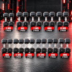 York Barbell 335KG PRO Hex Dumbbell & Rack Bundle Set
