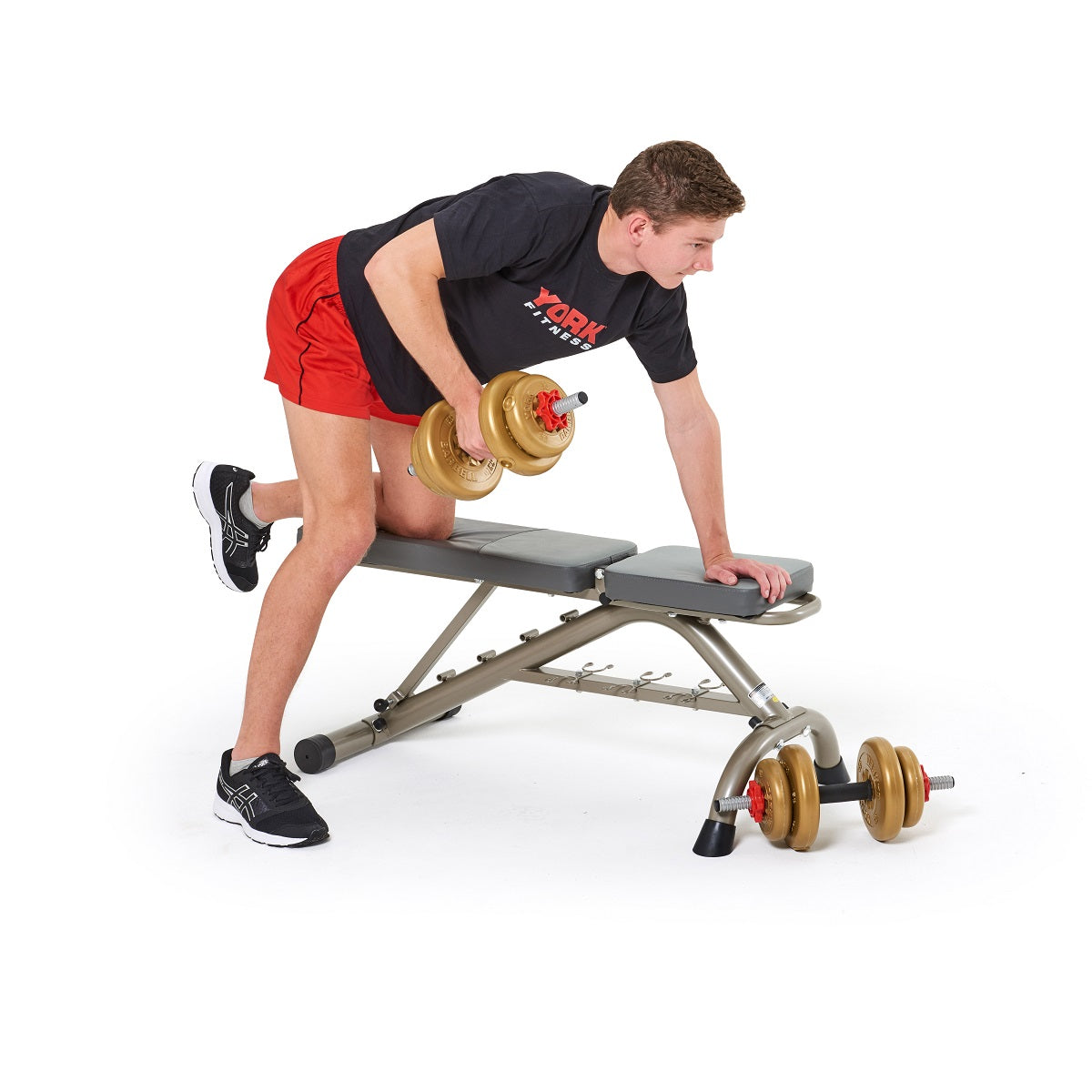 York Fitness Dumbbell Bench Full View
