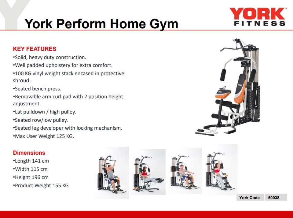 York Perform Home Gym