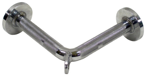 York Barbell Hard Chrome Tricep Pressdown Bar Cable Attachment