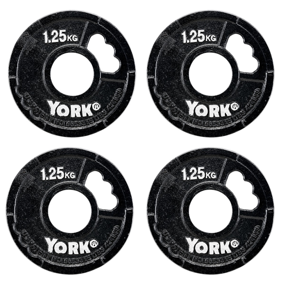 York Barbell G2 Cast Iron Olympic Weight Plates, York Fitness