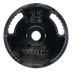 York Barbell G2 Rubber Thin Line Olympic Weight Plates, York Fitness