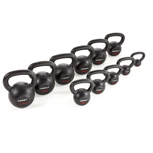 Hercules Cast Iron Kettlebells Home Gym Equipment York Fitness